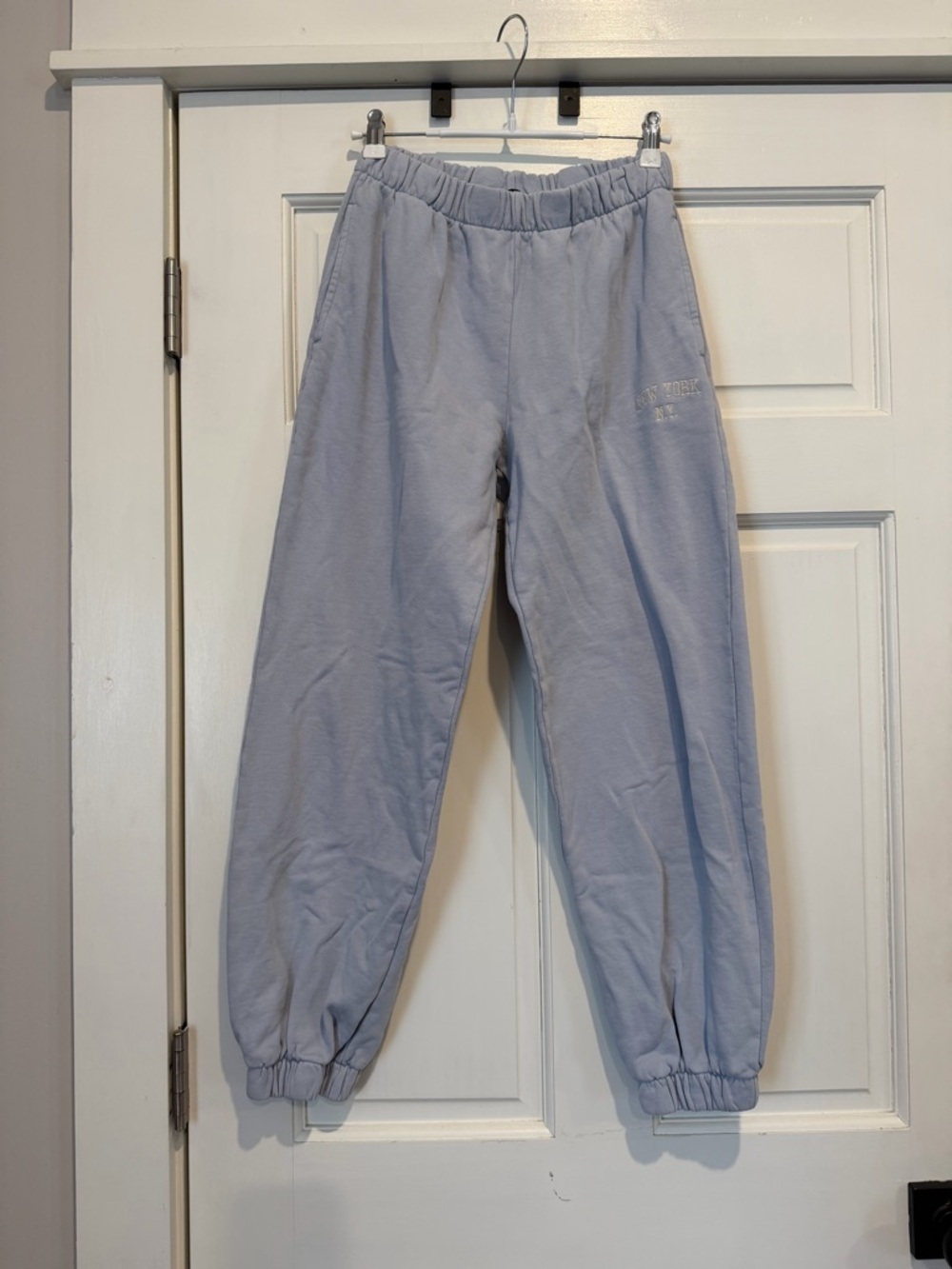 Brandy Melville light lavender light blue pull-on sweatpants